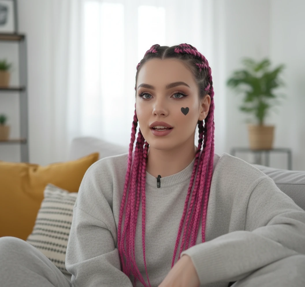 Roselune Everly at home