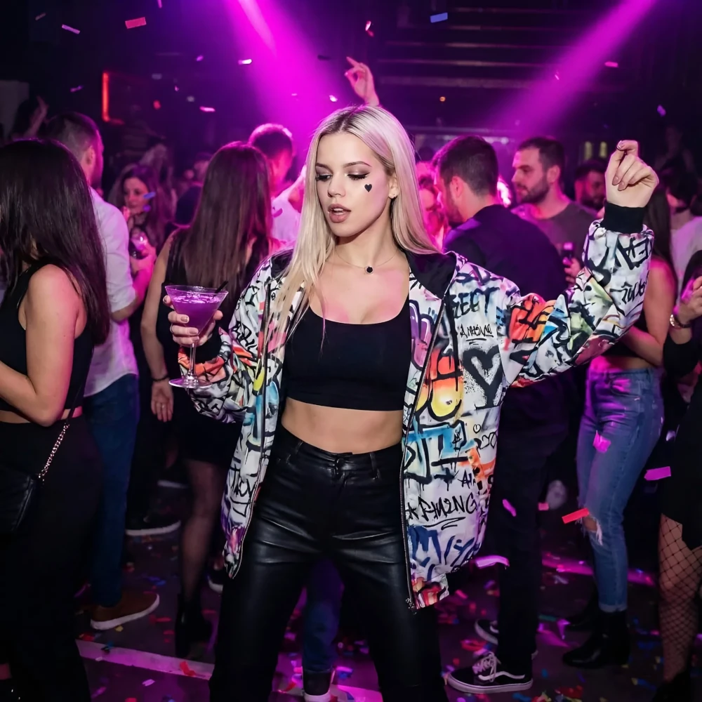 Η Roselune Everly σε neon club light για τη νέα εποχή του Σε θέλω τώρα.