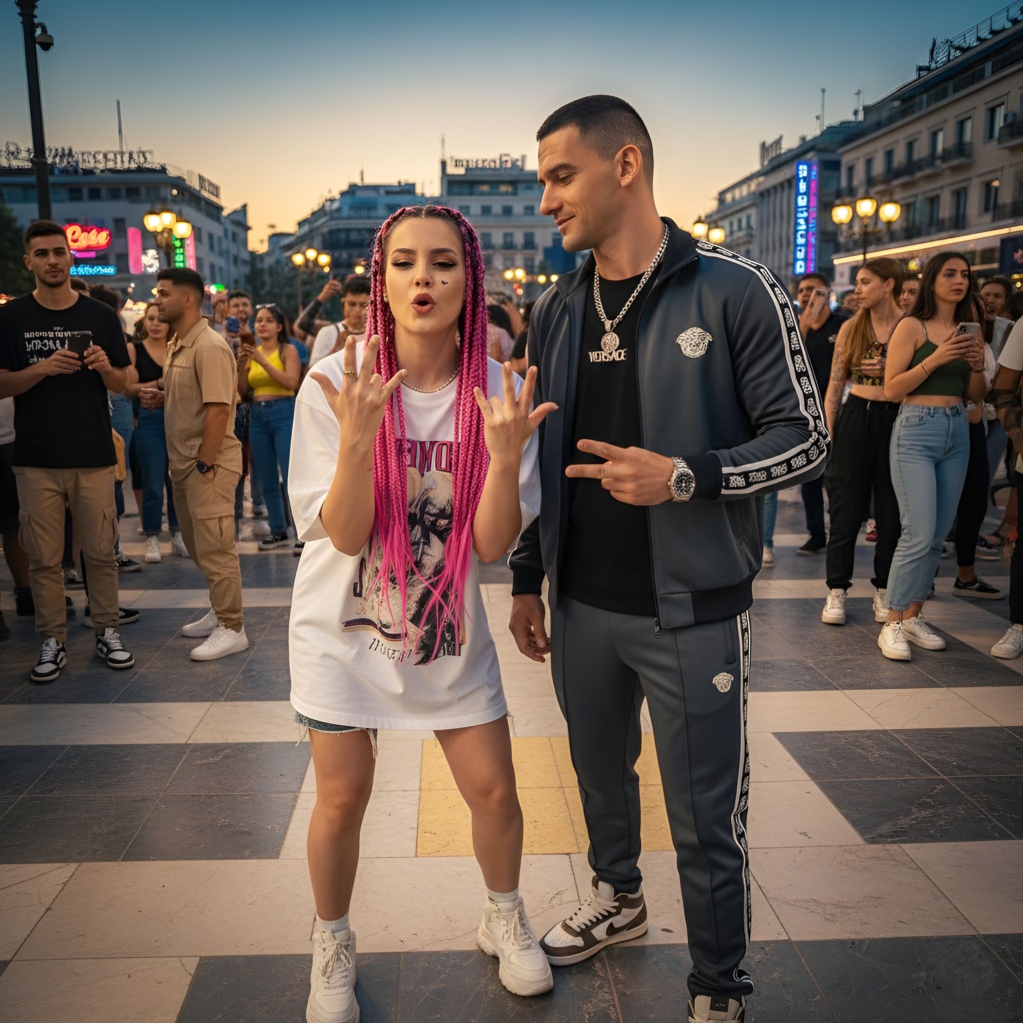 Roselune Everly πορτρέτο AI artist