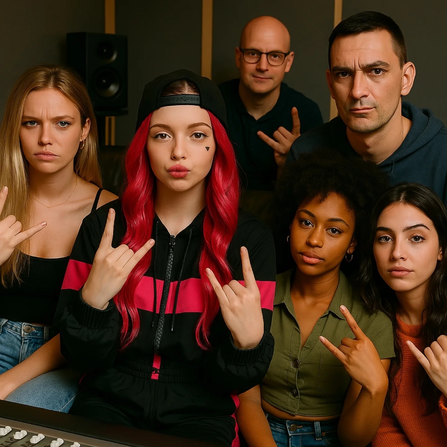 Roselune Everly studio vibes