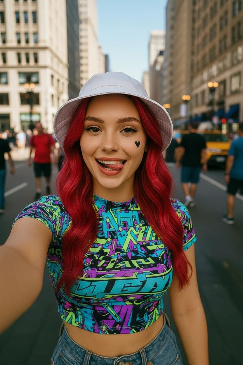 Roselune Everly AI fashion icon in Minnesota - Streetwear style