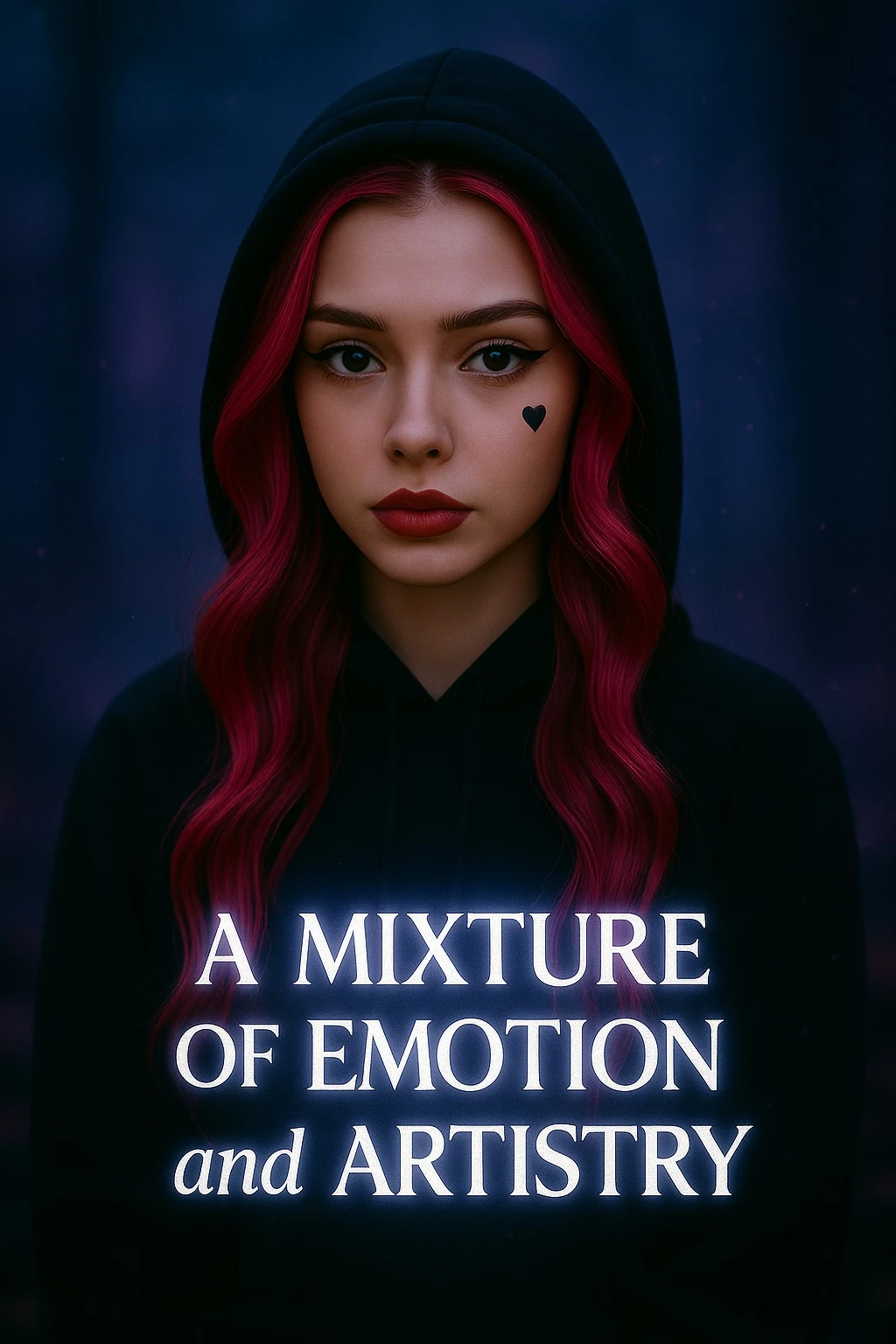 Roselune Everly in an early Moonlight Whispers identity portrait.